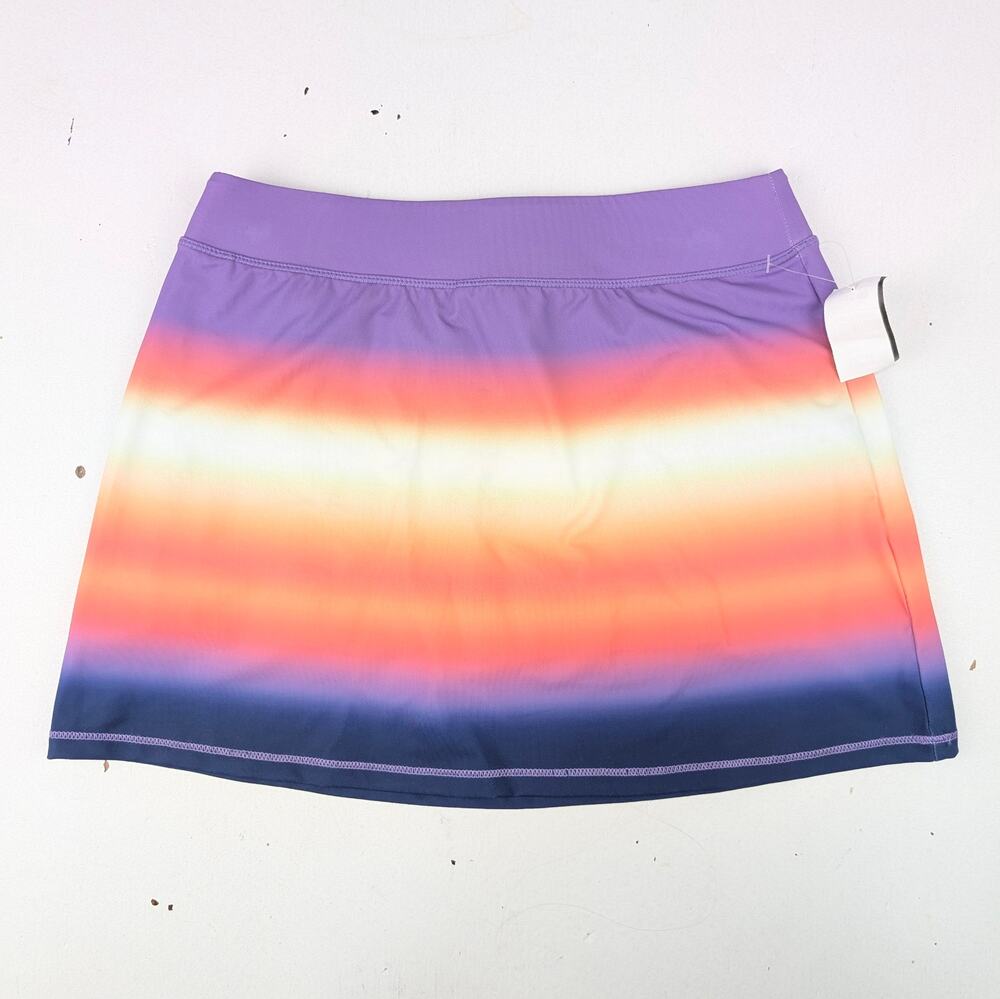 Prince Girl's Medium 10-12 Multicolor Purple Sunset Athletic Skort